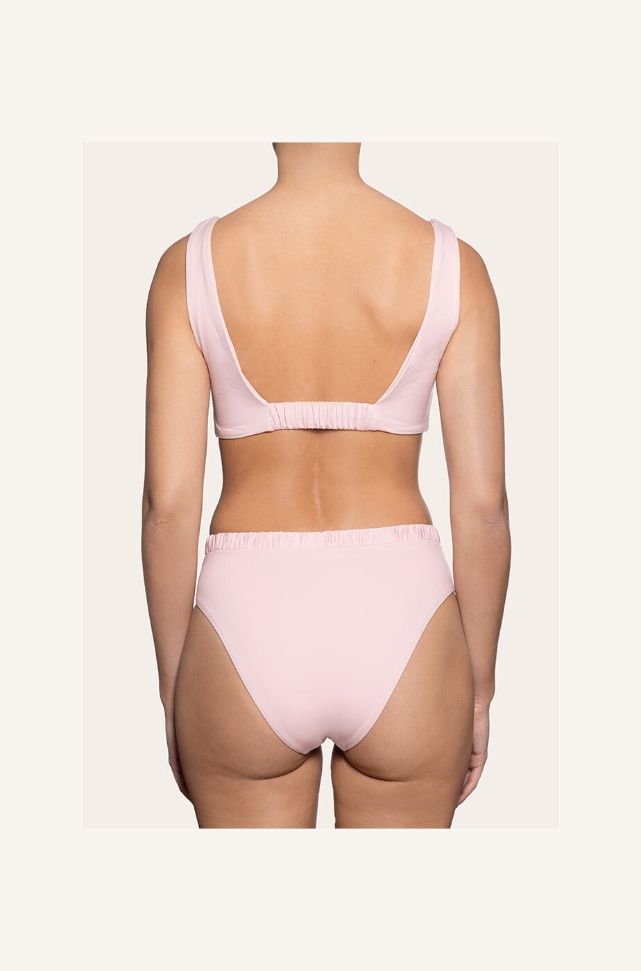Allegra Top in Fasano Pink Two-Piece Bikini Arloe