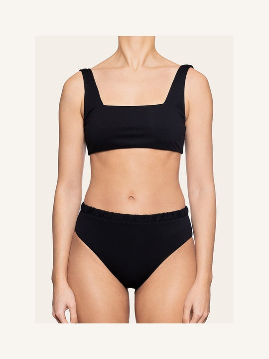 Allegra Top in Midnight Black