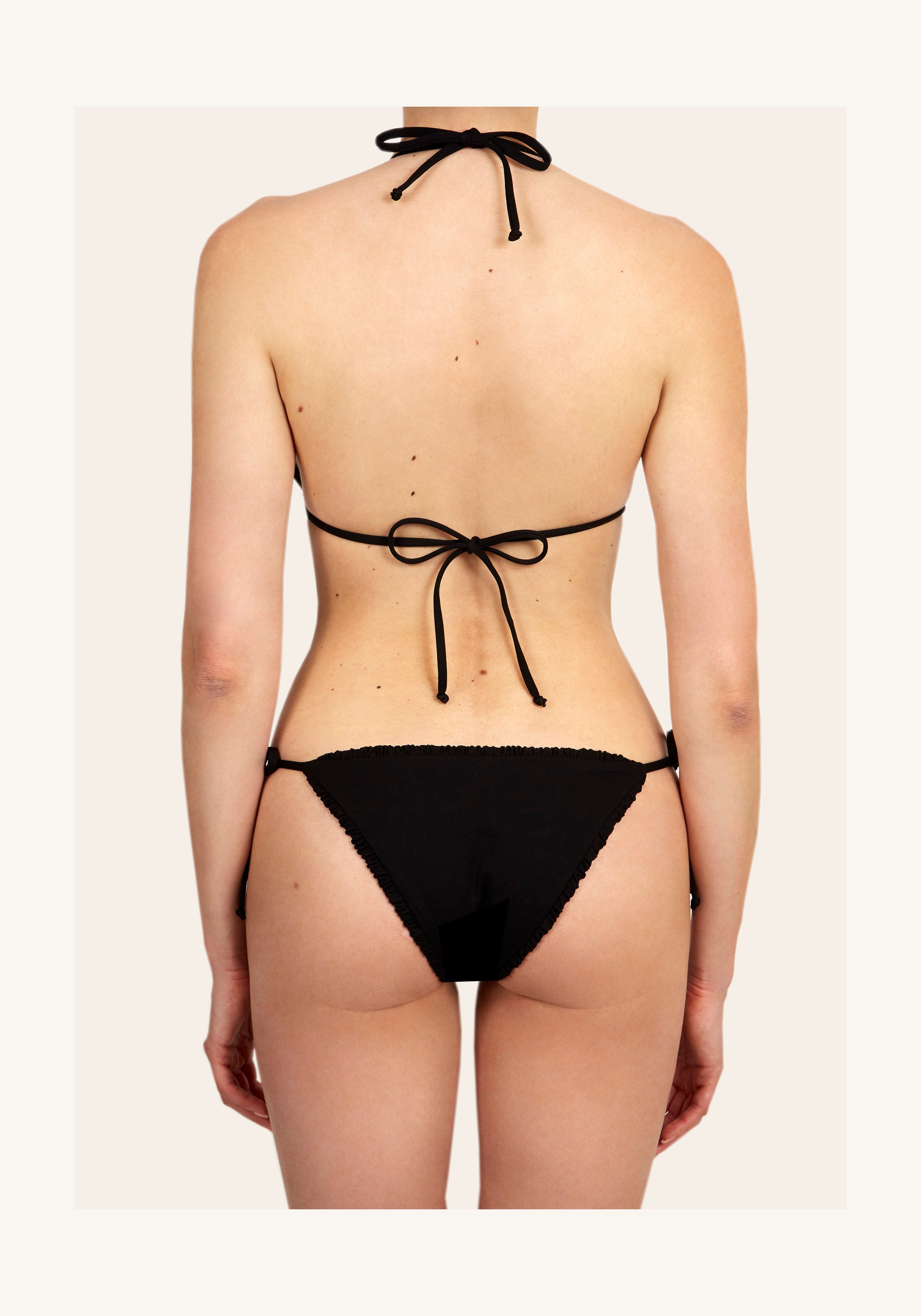 Billie Bottom in Midnight Black Two-Piece Bikini Arloe
