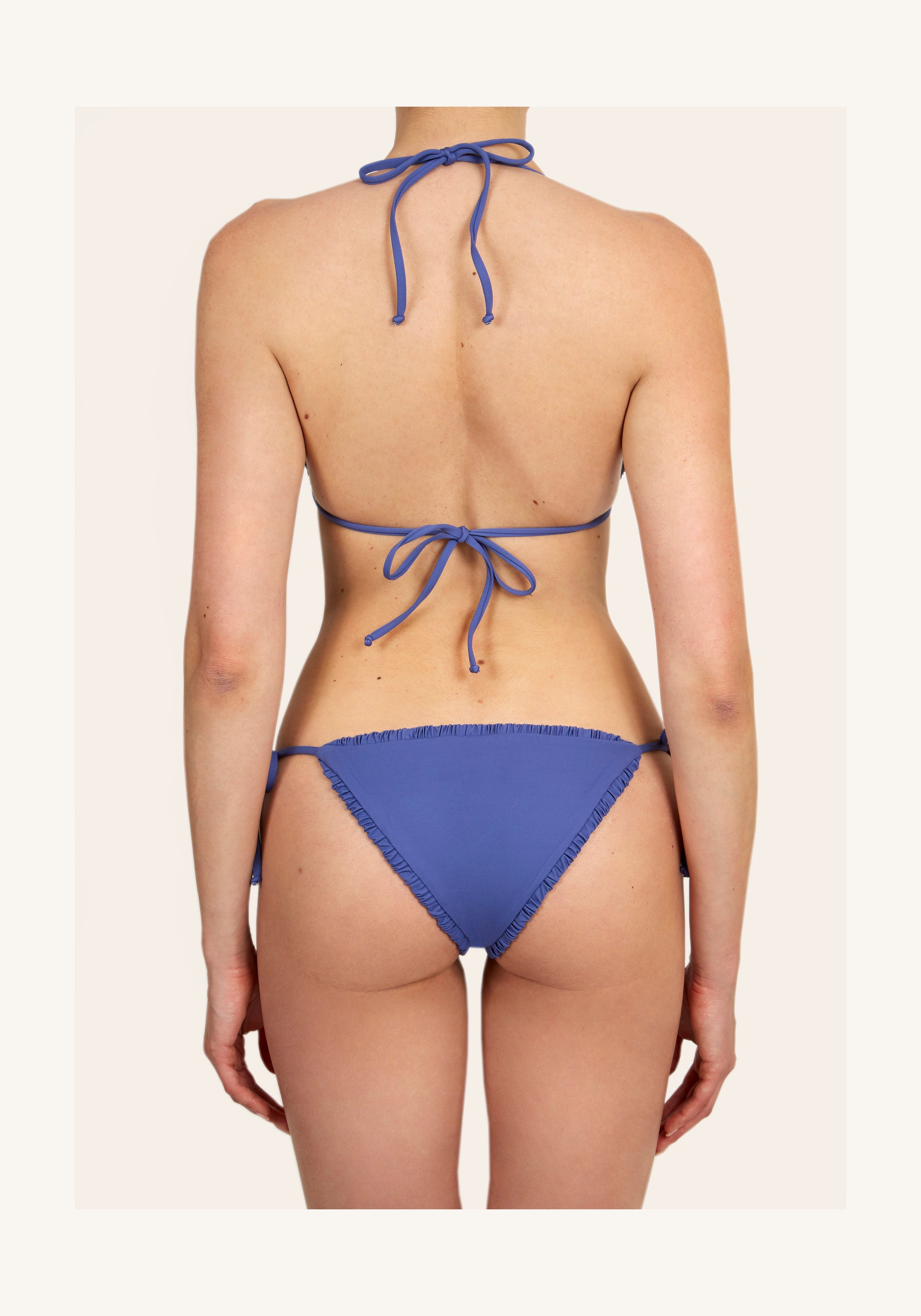 Billie Top in Ocean Blue Two-Piece Bikini Arloe