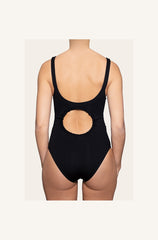 Bonnie in Midnight Black One-Piece Swimsuit Arloe