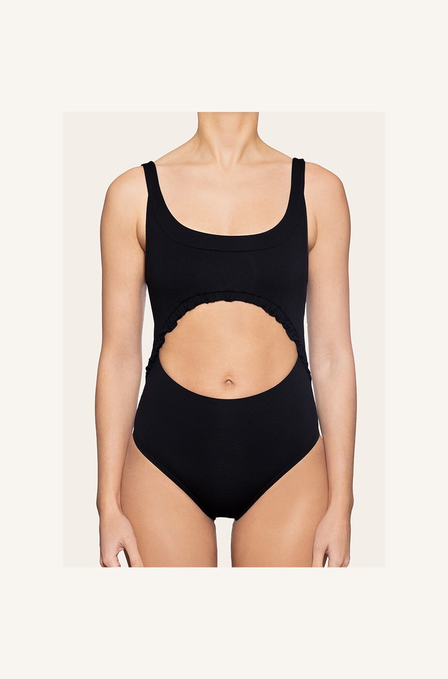Bonnie in Midnight Black One-Piece Swimsuit Arloe