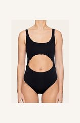 Bonnie in Midnight Black One-Piece Swimsuit Arloe
