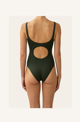 Bonnie in Olive Green One-Piece Swimsuit Arloe