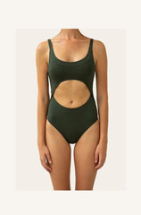 Bonnie in Olive Green One-Piece Swimsuit Arloe
