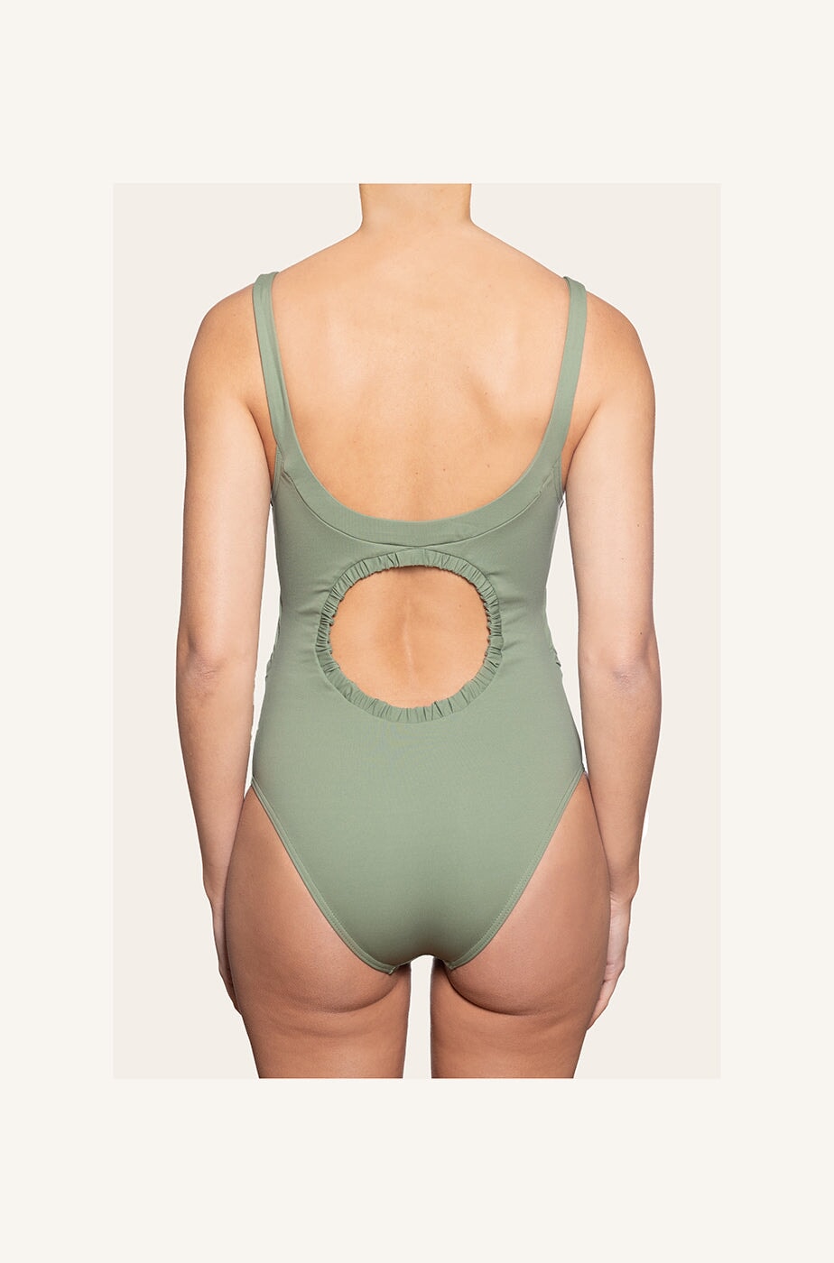 Bonnie in Sage Green One-Piece Swimsuit Arloe