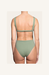 Ines in Sage Green One-Piece Swimsuit Arloe