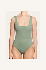 Ines in Sage Green One-Piece Swimsuit Arloe