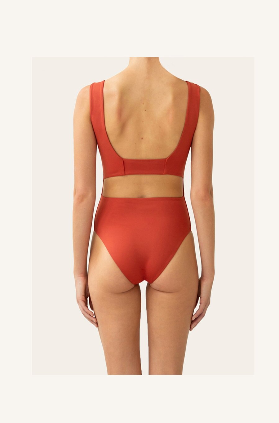 Margot in Red Salamander One-Piece Swimsuit Arloe