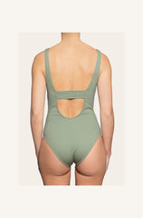 Mischa in Sage Green One-Piece Swimsuit Arloe