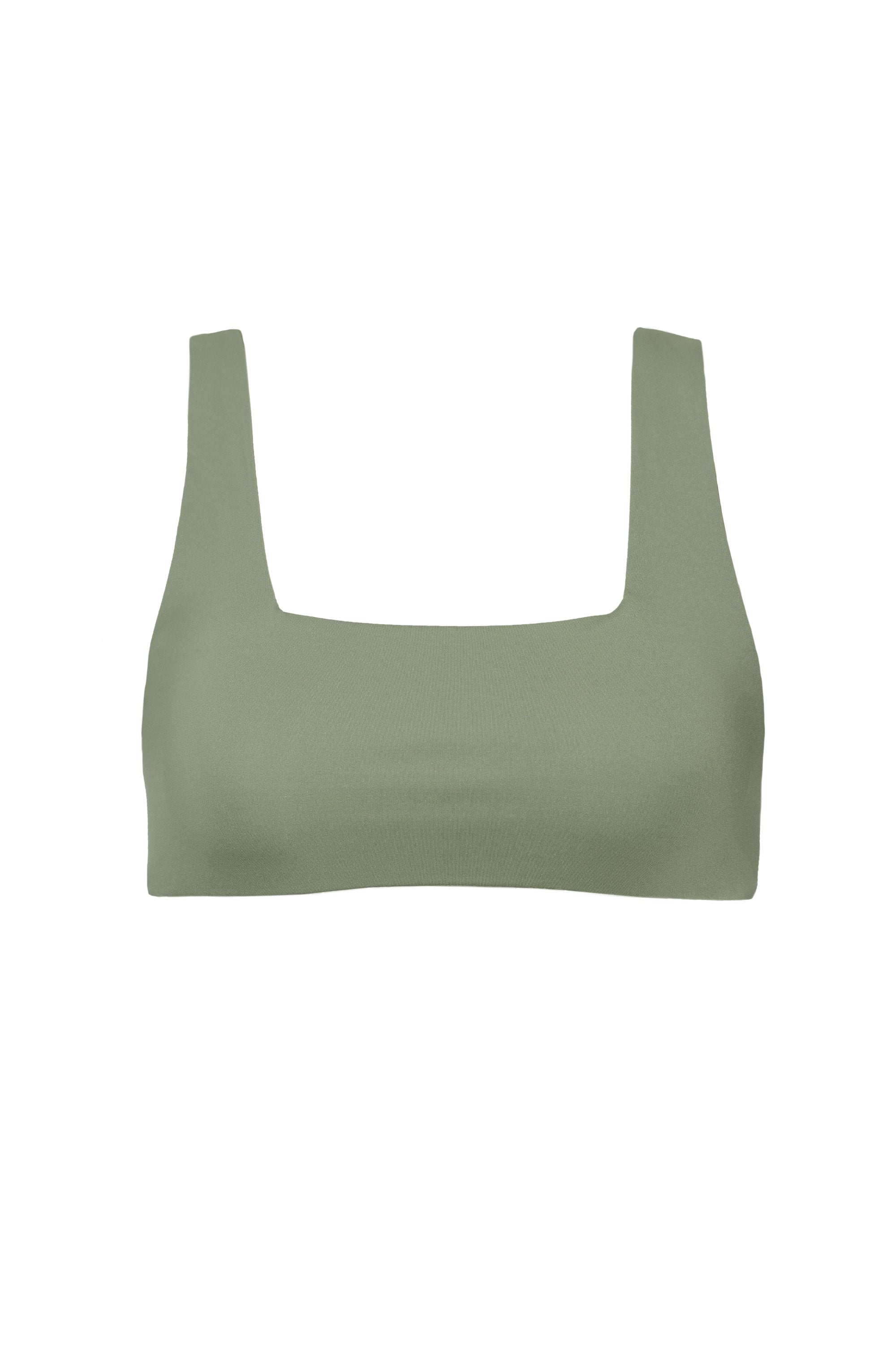 Allegra Top in Sage Green Two-Piece Bikini Arloe