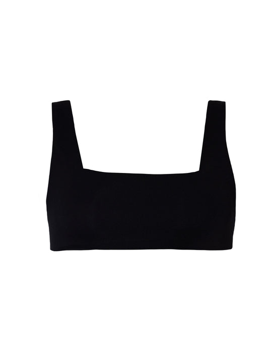 Allegra Top in Midnight Black