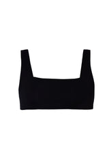 Allegra Top in Midnight Black Two-Piece Bikini Arloe