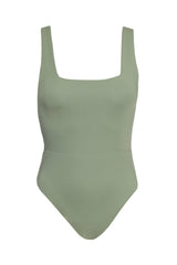 Ines in Sage Green One-Piece Swimsuit Arloe