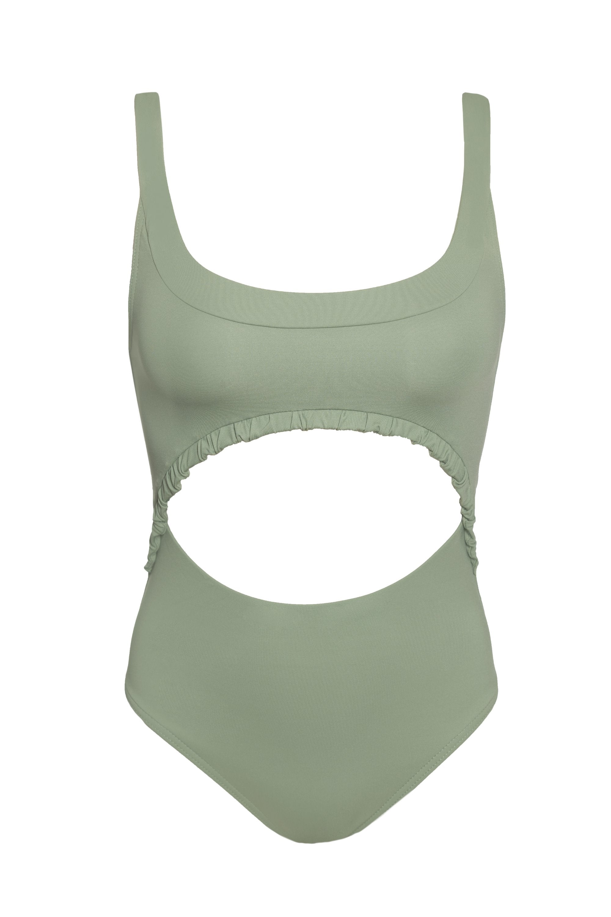 Bonnie in Sage Green One-Piece Swimsuit Arloe