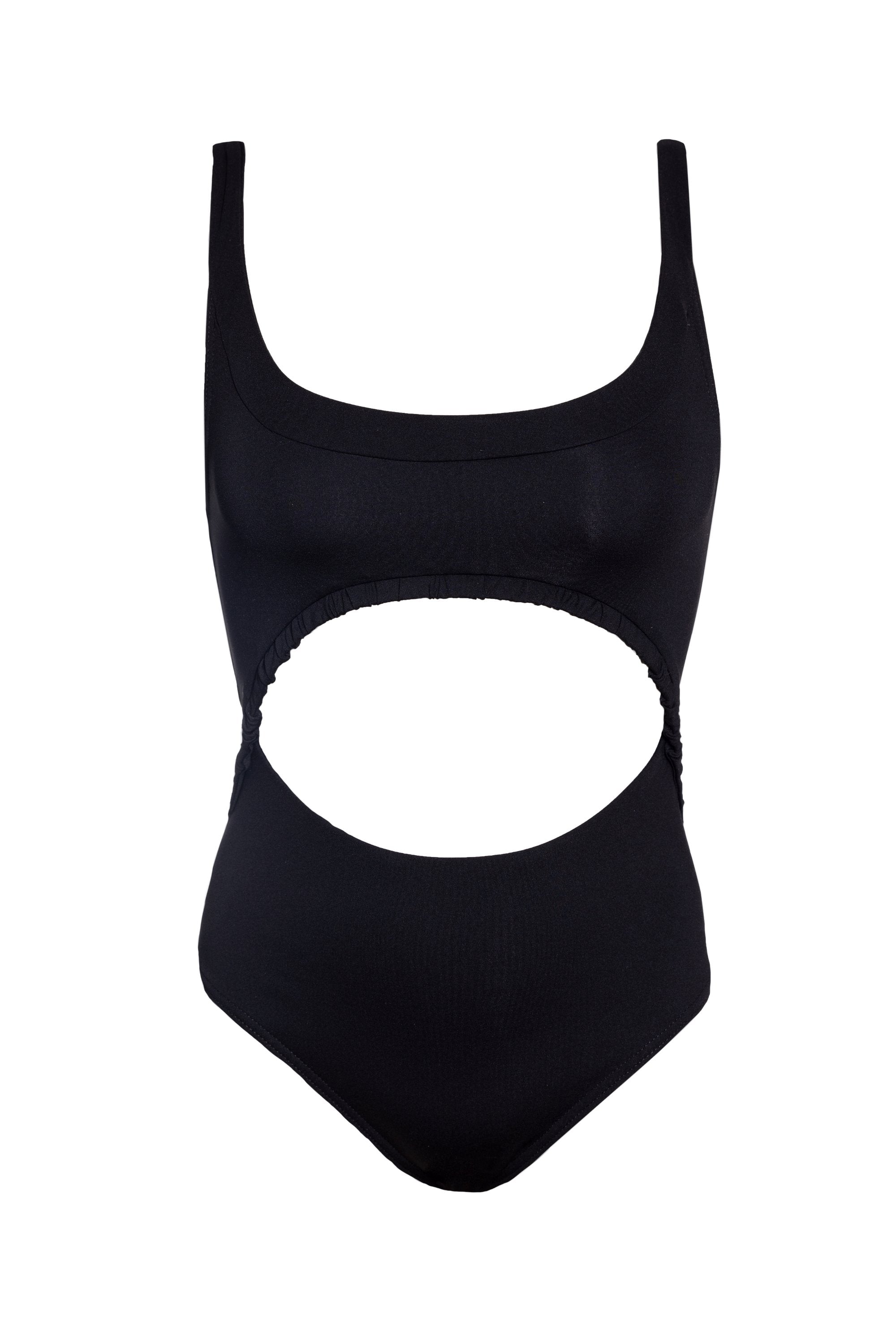 Bonnie in Midnight Black One-Piece Swimsuit Arloe
