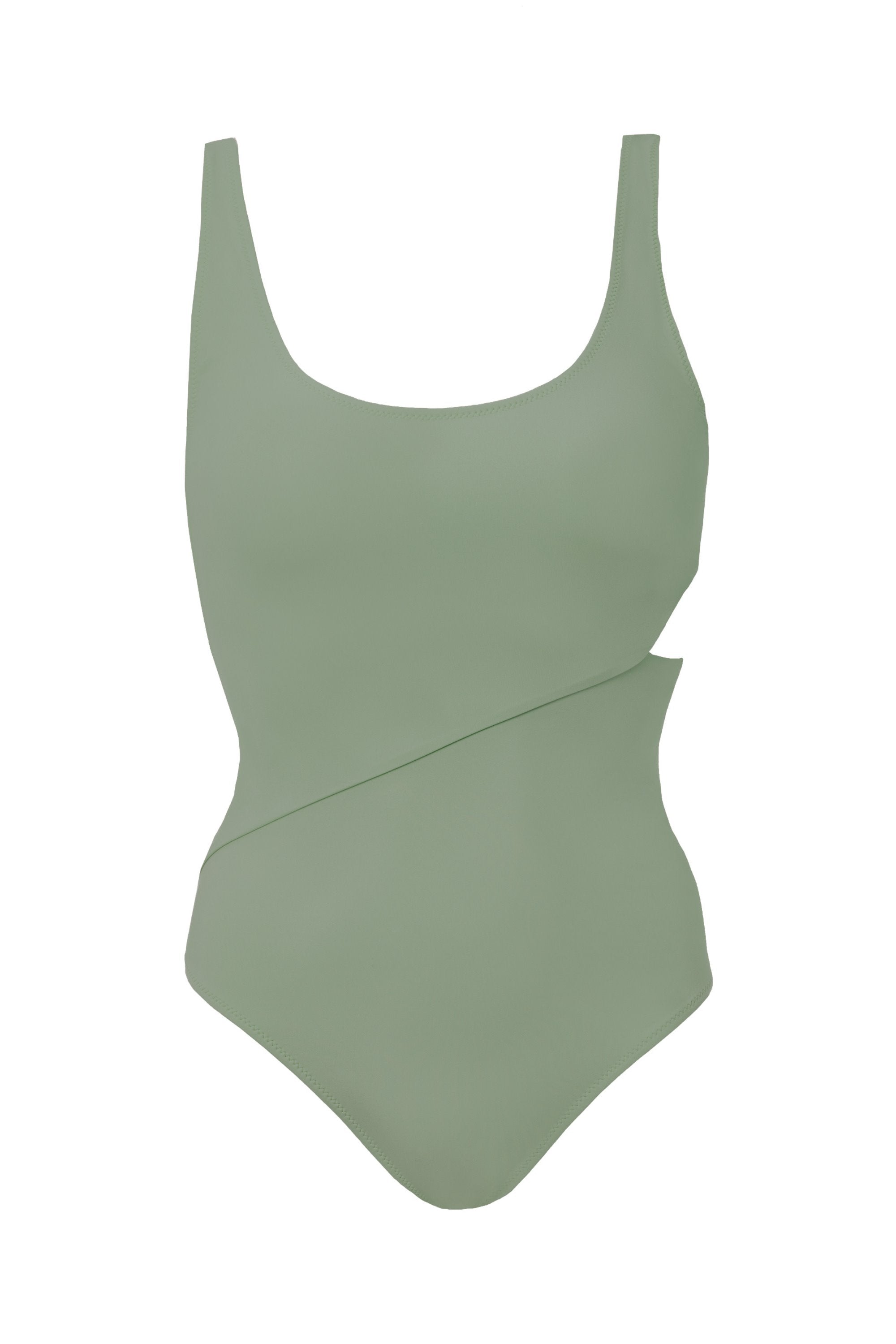 Mischa in Sage Green One-Piece Swimsuit Arloe