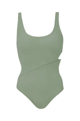 Mischa in Sage Green One-Piece Swimsuit Arloe