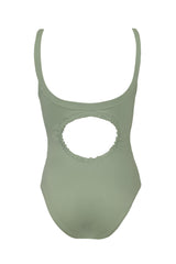 Bonnie in Sage Green One-Piece Swimsuit Arloe