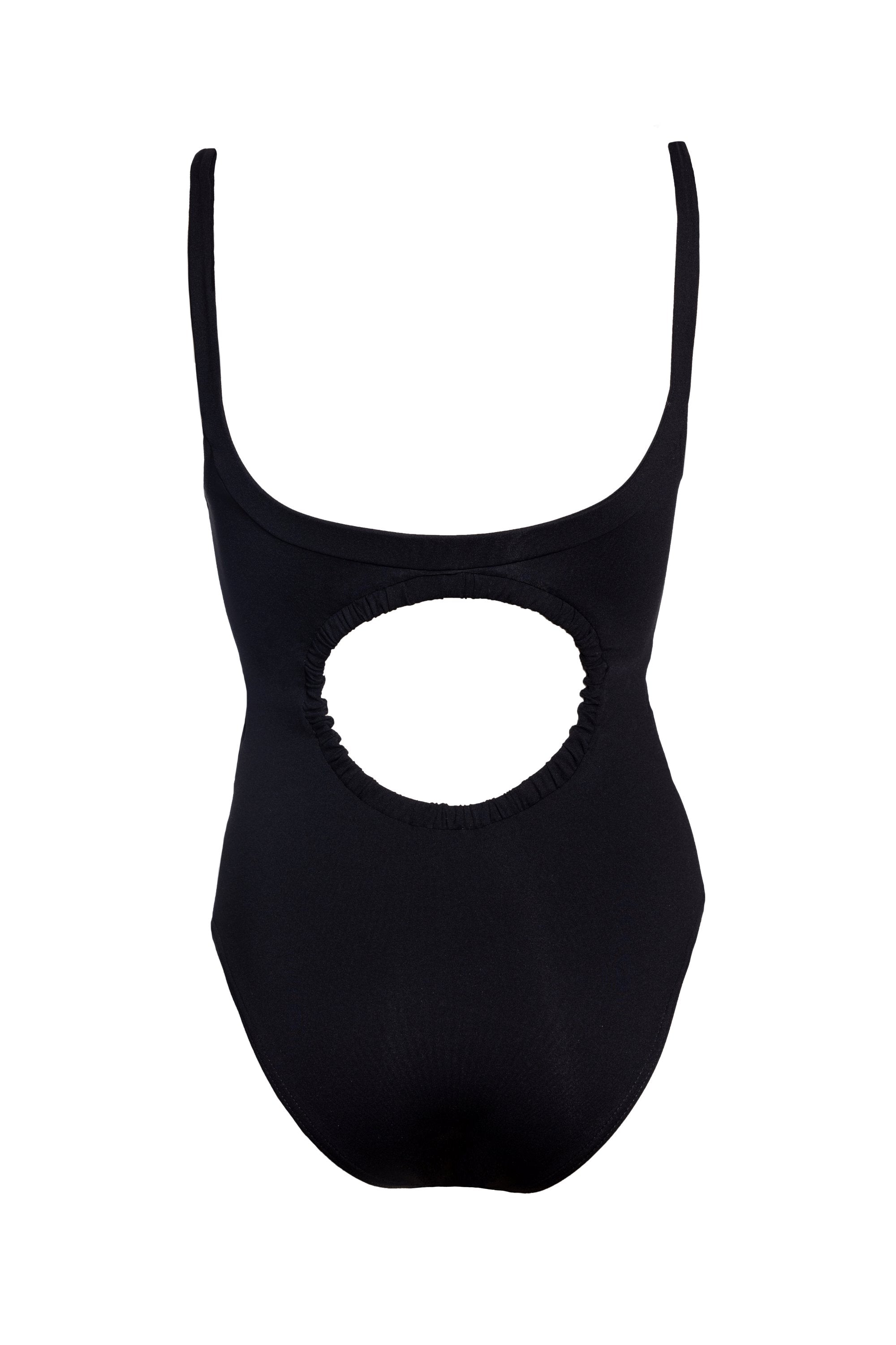 Bonnie in Midnight Black One-Piece Swimsuit Arloe