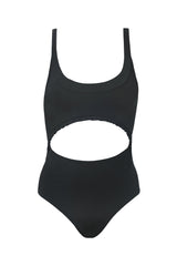 Bonnie in Charcoal Black One-Piece Swimsuit Arloe