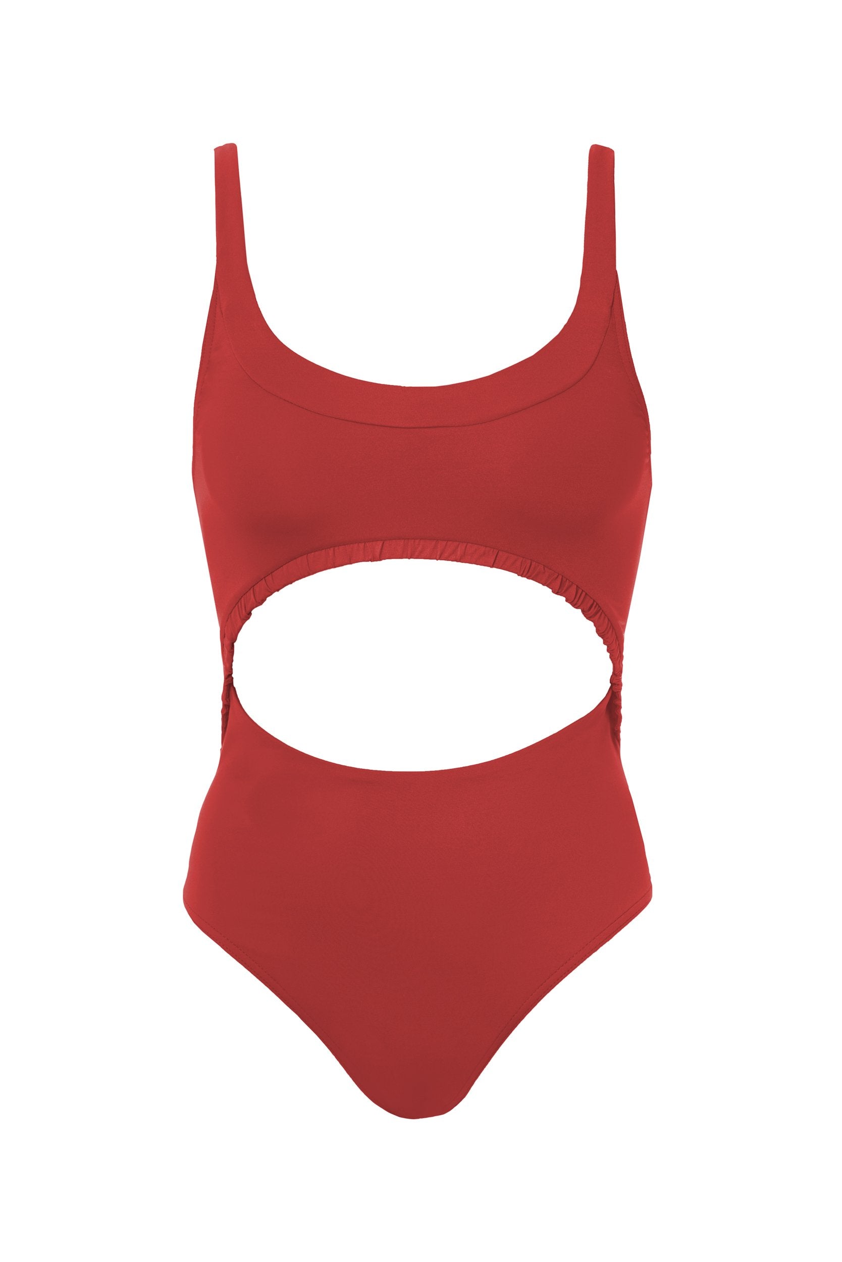 Bonnie in Red Salamander One-Piece Swimsuit Arloe