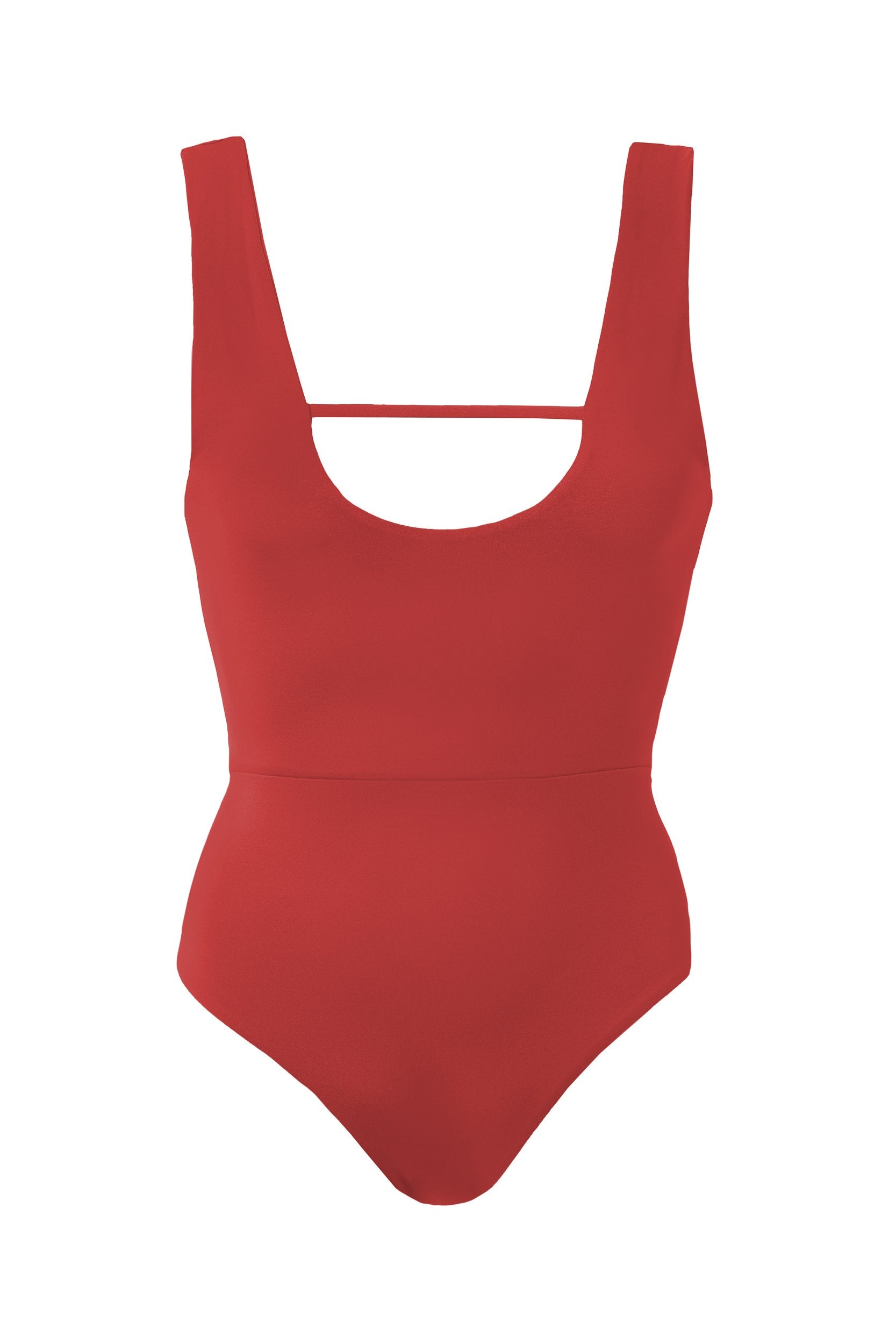 Margot in Red Salamander One-Piece Swimsuit Arloe