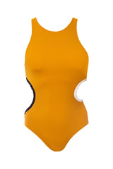 Nico in Sand One-Piece Swimsuit Arloe