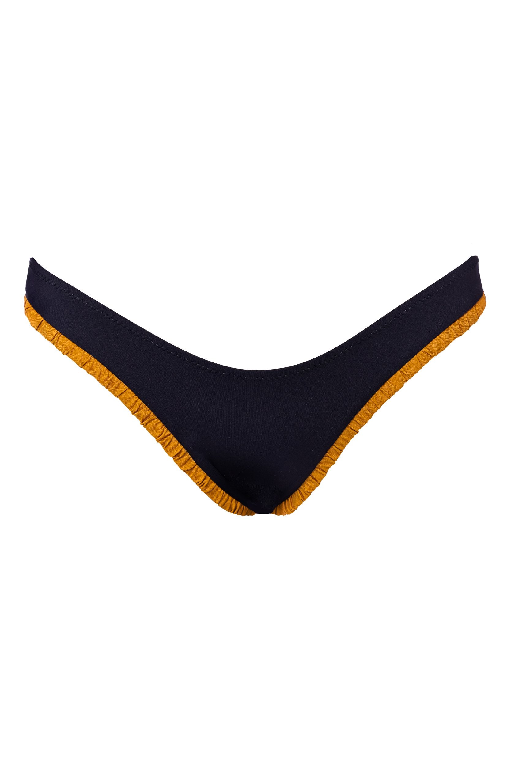 Rosie Bottom in Nero Two-Piece Bikini Arloe