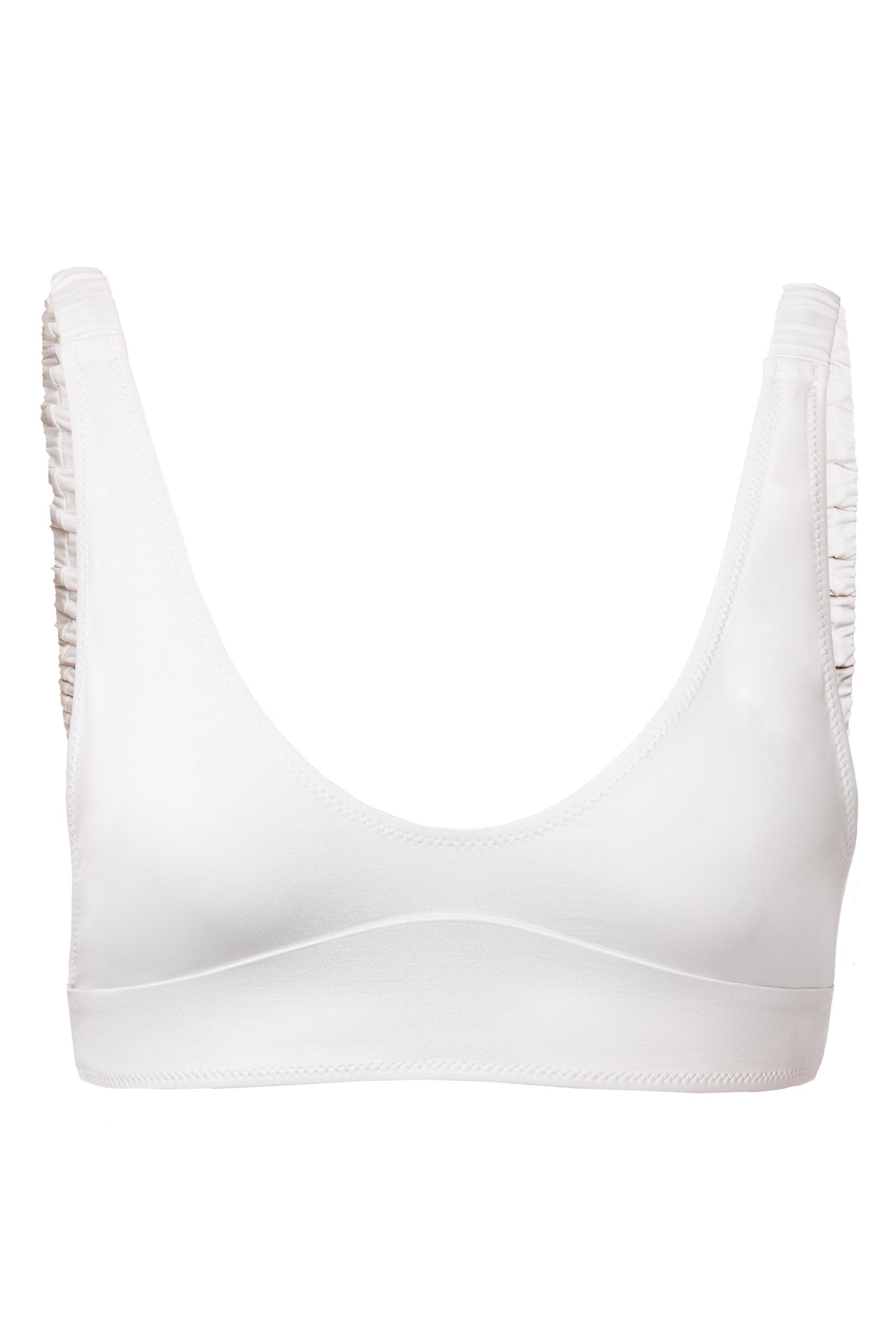 Rosie Top in Edelweiss White Two-Piece Bikini Arloe