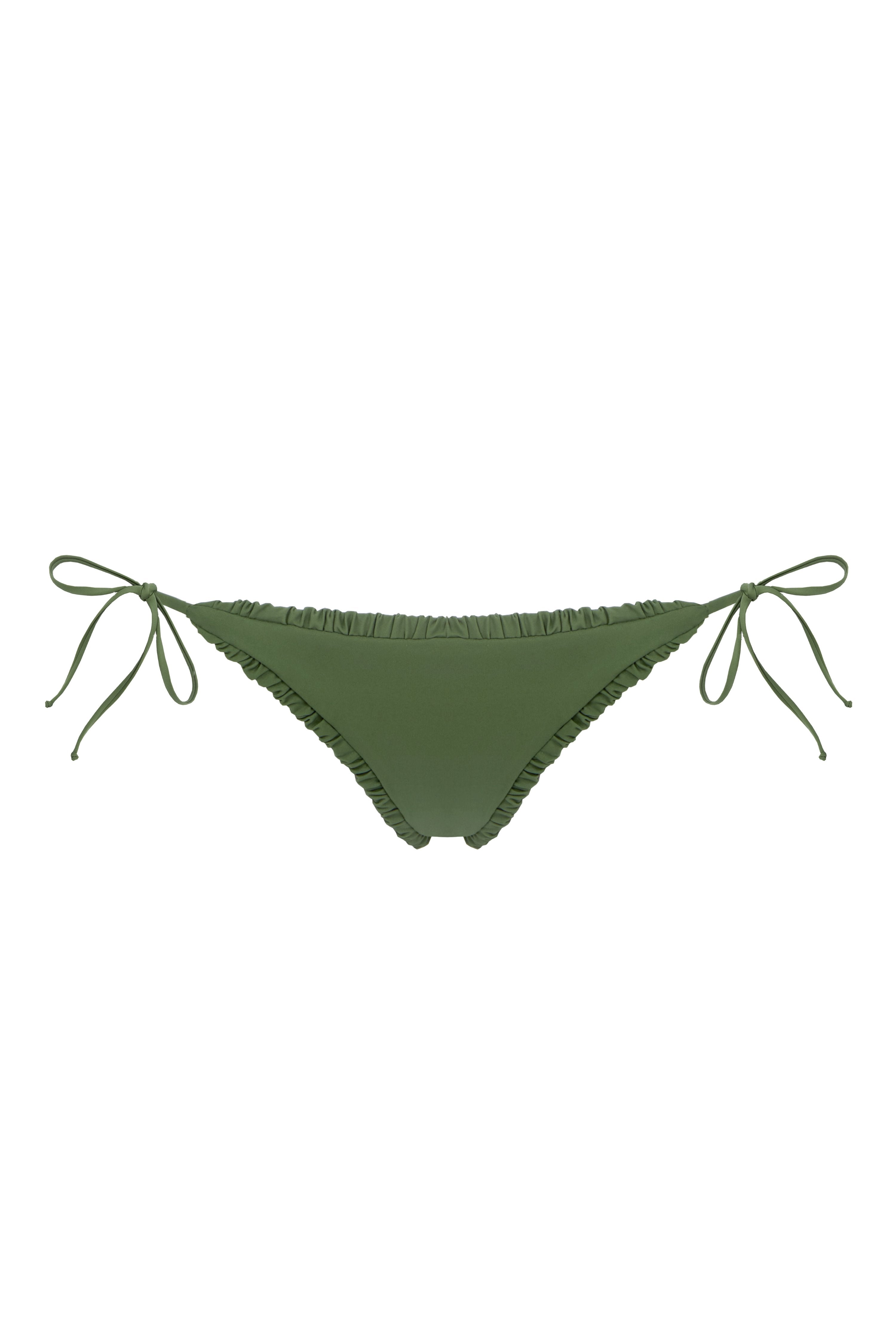 Our Billie Bikini bottom is a timeless classic pant and is detailed with the Arloe signature crunch. It features self tie straps to adjust as needed.   It is a perfect match for our Billie Top.