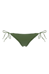 Our Billie Bikini bottom is a timeless classic pant and is detailed with the Arloe signature crunch. It features self tie straps to adjust as needed.   It is a perfect match for our Billie Top.