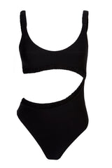 Daphne in Midnight Black One-Piece Swimsuit Arloe