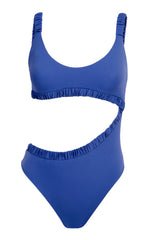 Daphne in Ocean Blue One-Piece Swimsuit Arloe