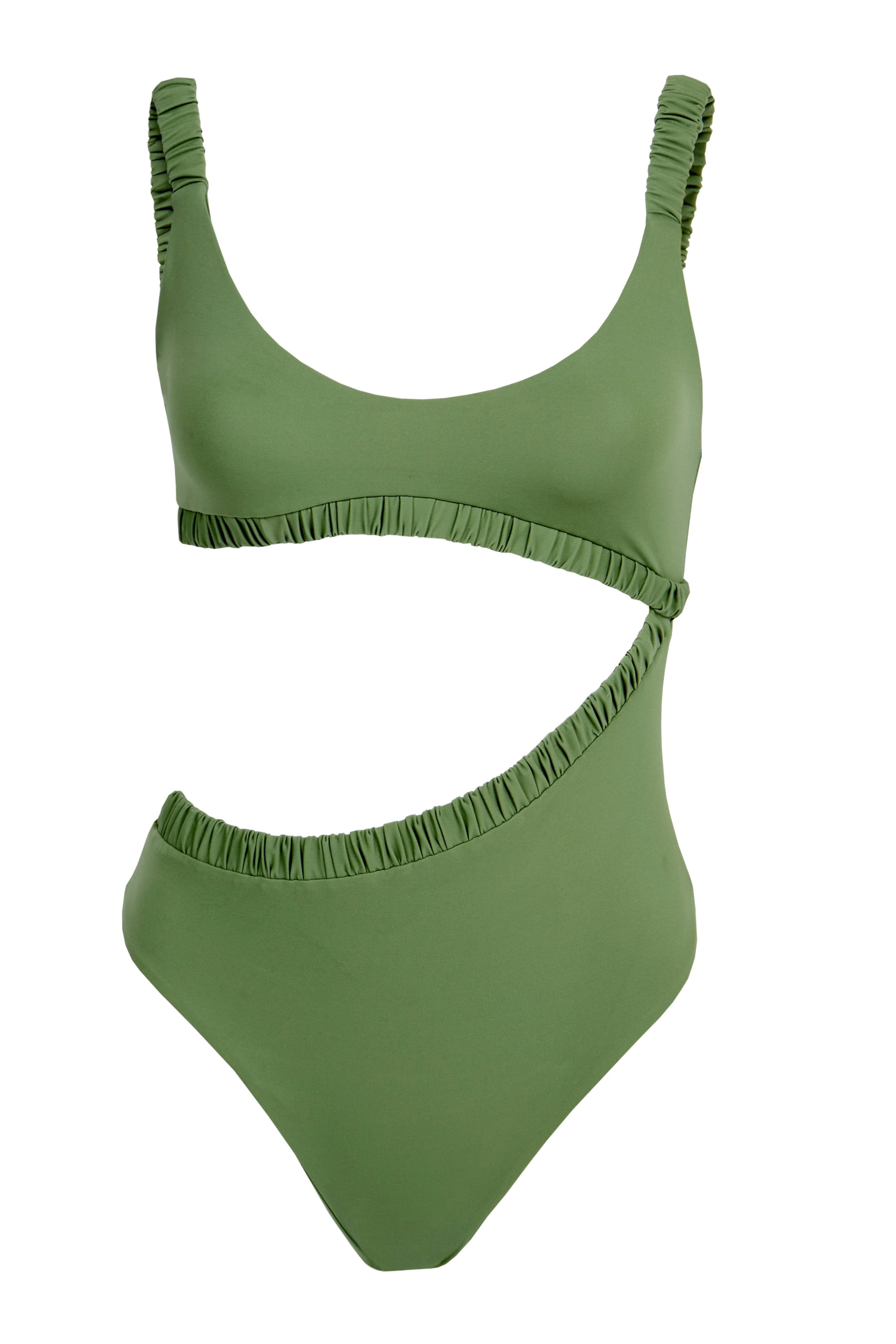 Daphne in Sage Green One-Piece Swimsuit Arloe