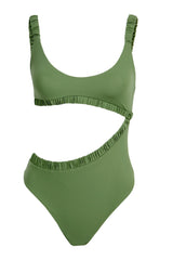 Daphne in Sage Green One-Piece Swimsuit Arloe