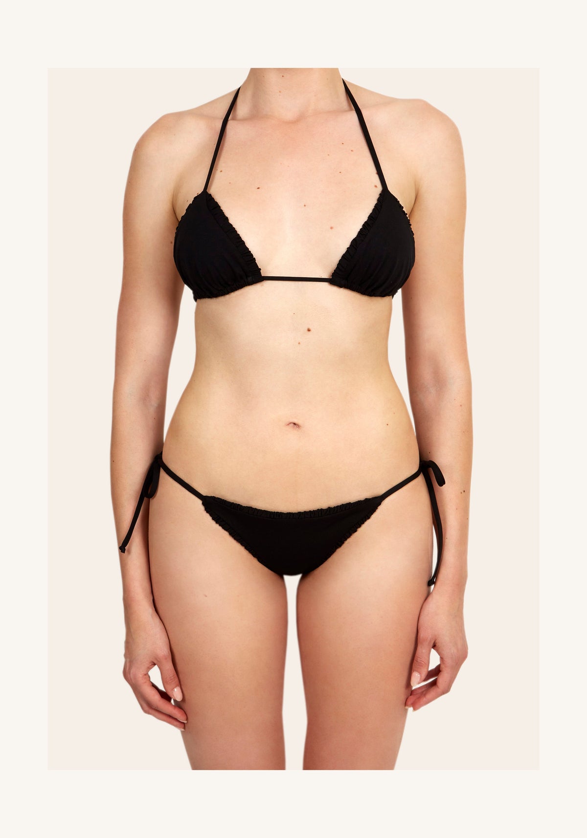 Billie Bottom in Midnight Black Two-Piece Bikini Arloe 
