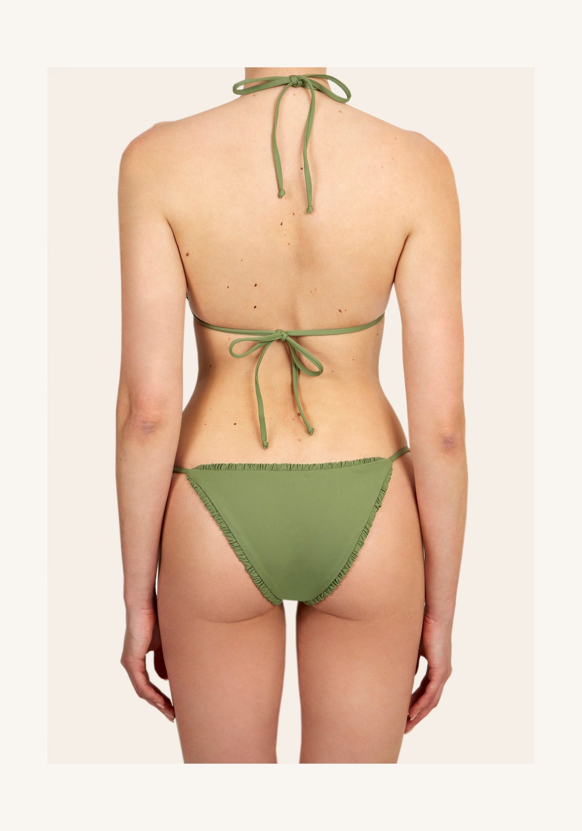 Billie Bottom in Sage Green Two-Piece Bikini Arloe 
