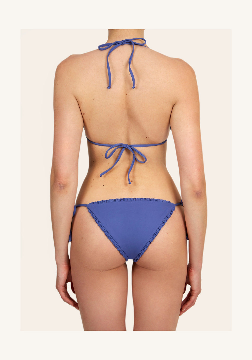 Billie Top in Ocean Blue Two-Piece Bikini Arloe 