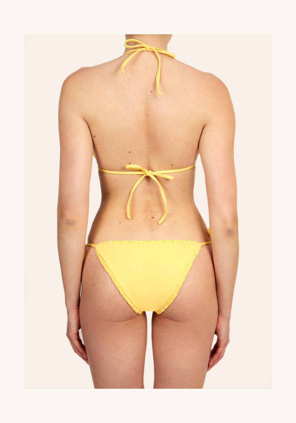 Billie Top in Sunflower Yellow Two-Piece Bikini Arloe 