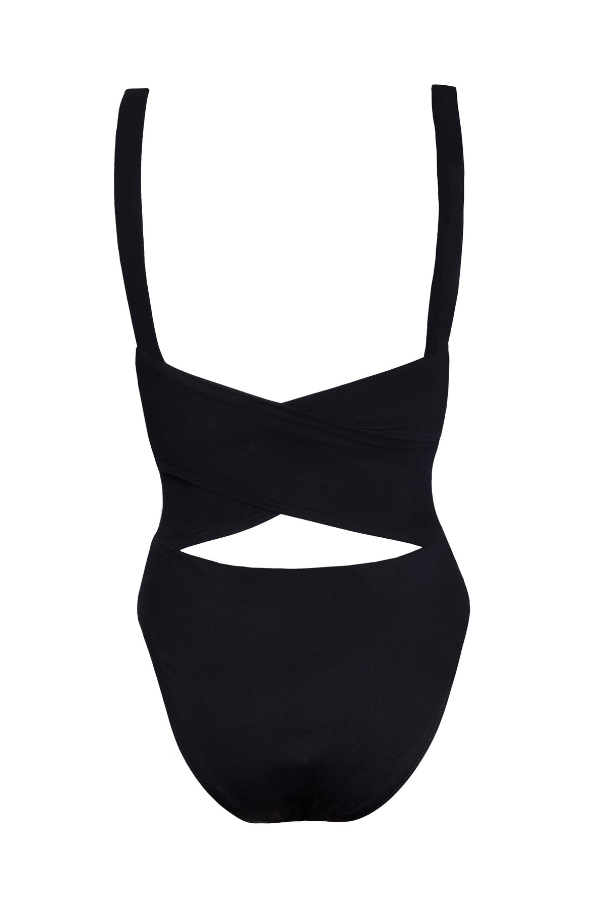 Iris in Midnight Black One-Piece Swimsuit Arloe 