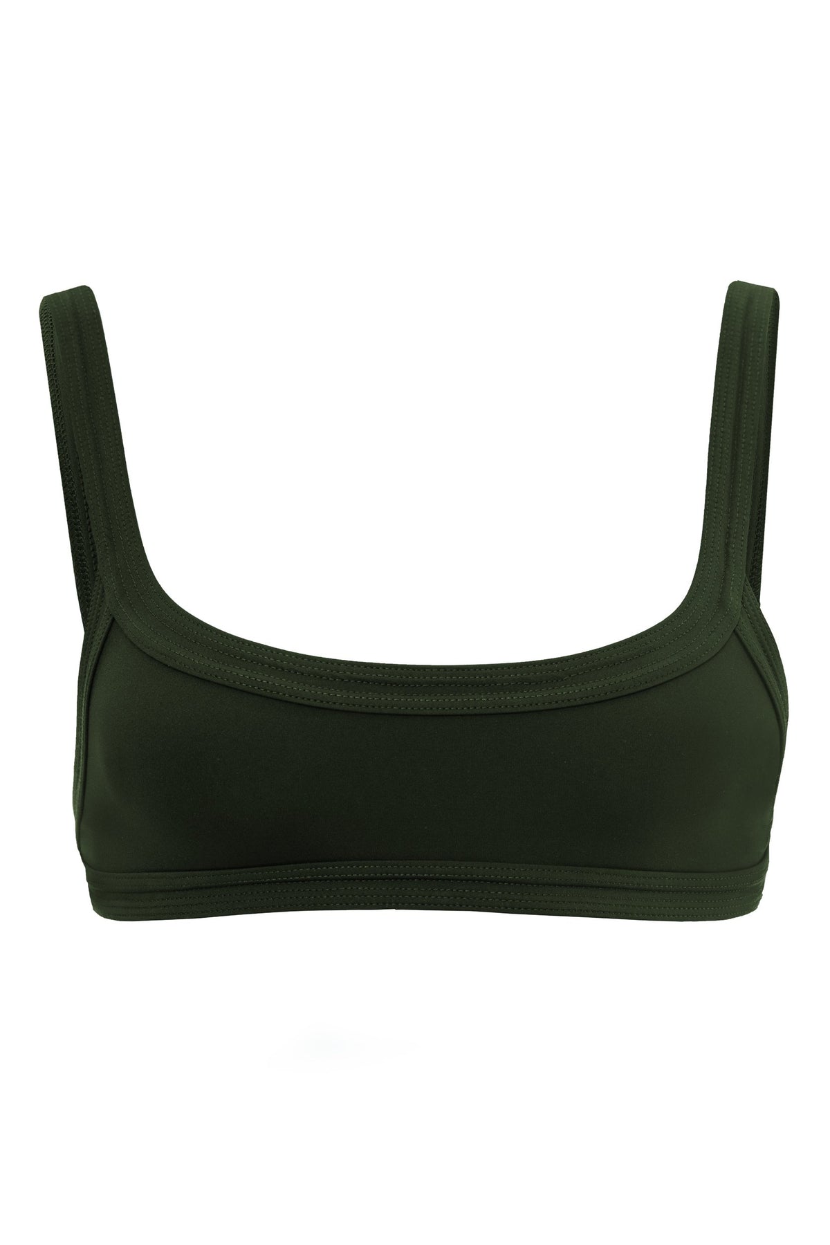 Fyodor Top in Olive Green Two-Piece Bikini Arloe 